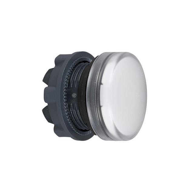 Pilot Light Head White F22 Plastic ZB5AV013
