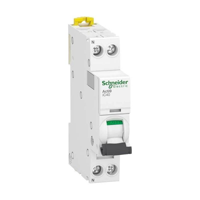 Miniature Circuit Breaker Acti9 ic40 1-Pole N - C 16A 4500Α A9P52616
