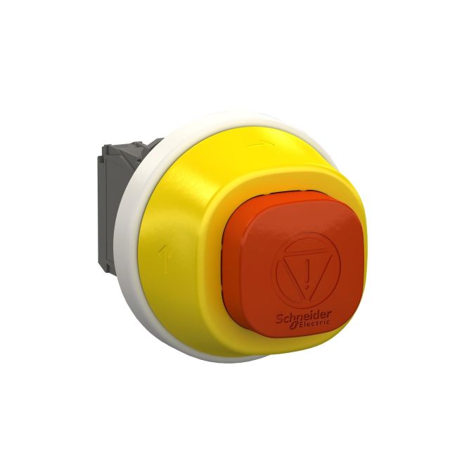 Emergency Button Illuminated 24V 1NO 1NC XB5AS84W3B5