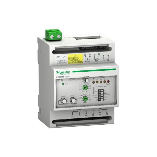 Ρελέ Προστασίας από Διαρροή Προς γη RH197P-0.03-30A-0.4.5s-240V Vigirex 56517