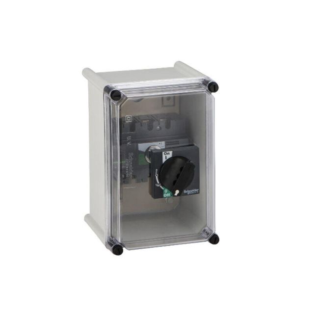Compact INS/INV Πινακας Στεγανός Πλαστικός Μαύρο Χειριστήριο 28967