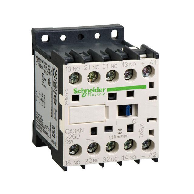 TeSyS K Ρελέ Βοηθητικό 2NO + 2NC 690V 125VDC CA3KN22GD