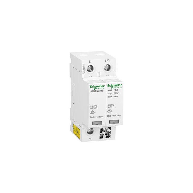 Modular Surge Arrester 1+2 1P+N with Remote Transfert Acti9 iPRD1 A9L16282