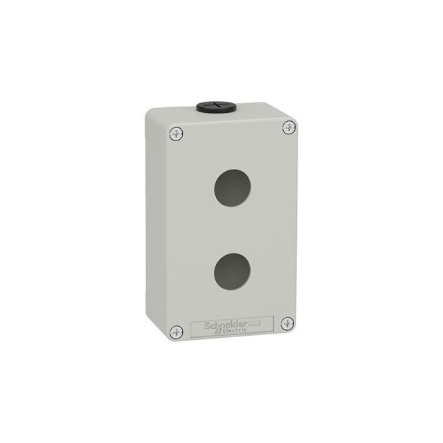 Control Box Empty Grey 2 Holes XAPD2202