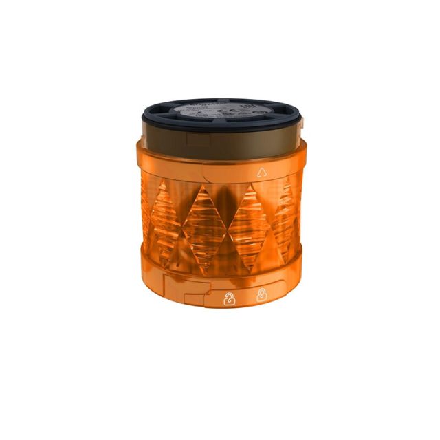 Φανός Σήμανσης Φ60 Flash Φωτισμού 24V IP65 Πορτοκαλί XVUC45