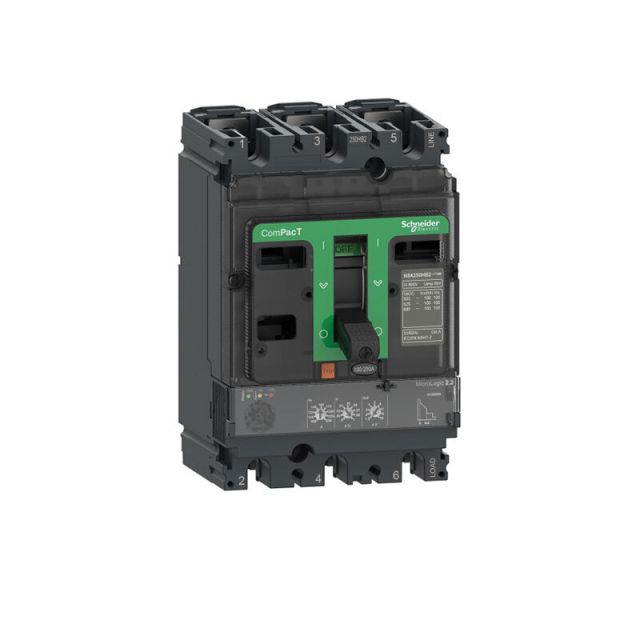 Circuit Breaker NSX100B 25kA/415V 3 Poles MicroLogic 2.2 Trip Unit 40A C10B32D040