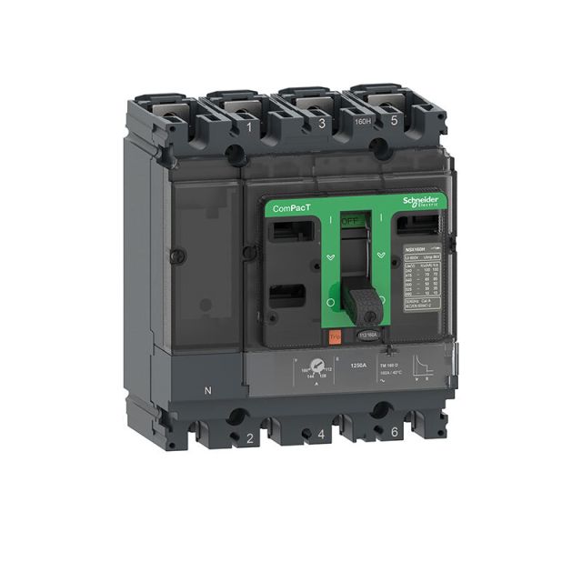 Διακόπτης Ισχύος NSX100F TMD 80A 4P3D C10F6TM080