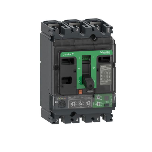 Circuit Breaker NSX100H 70kA/415V 3 Poles MicroLogic Vigi 4.2 Trip Unit 40A C10H34V040