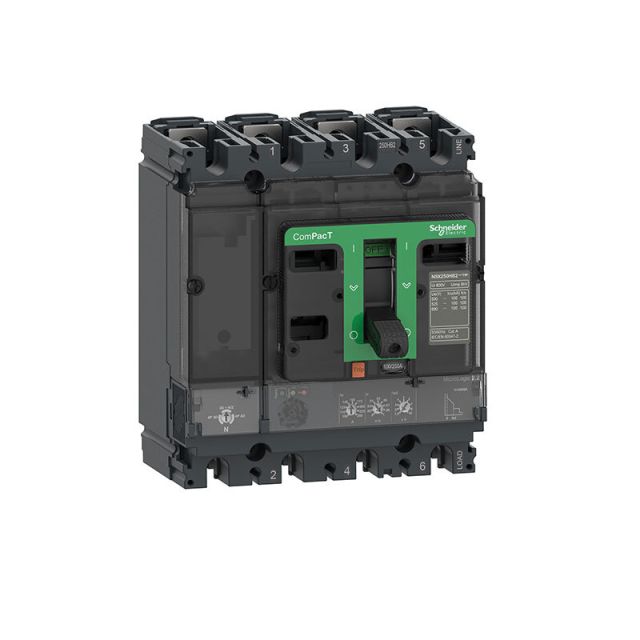 Circuit Breaker NSX100HB1 MicroLogic 2.2 40A 4P4D C10V42D040