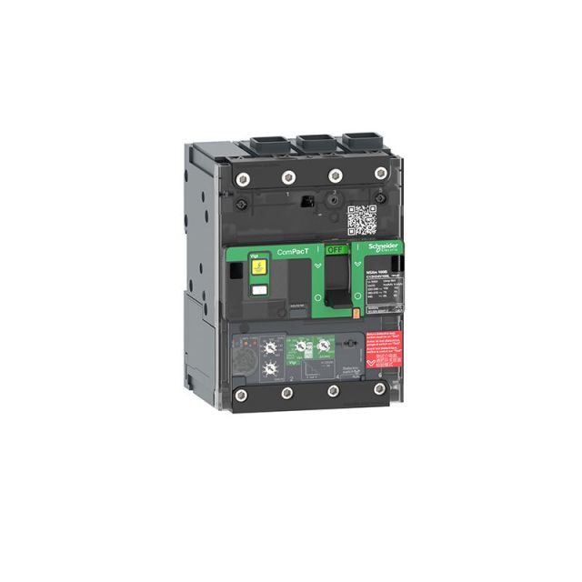 Circuit Breaker NSXm 63B 25kA 415V 3P MicroLogic 4.1 Trip Unit 50A EverLink Lugs C11B34V050L