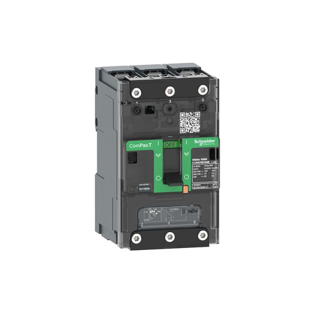 Circuit Breaker NSXm 63B 25kA 415V 3P TMD Trip Unit 25A Lugs Busbars C11B3TM025B