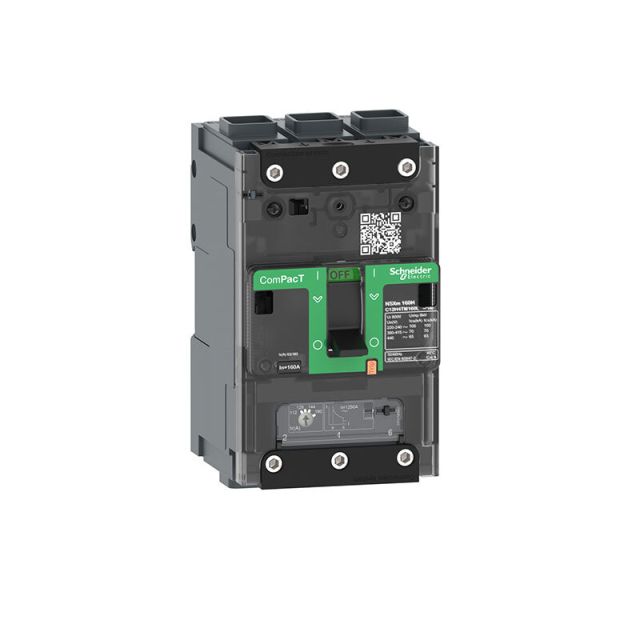 Circuit Breaker NSXm 63B 25kA 415V 3P TMD Trip Unit 50A EverLink Lugs C11B3TM050L