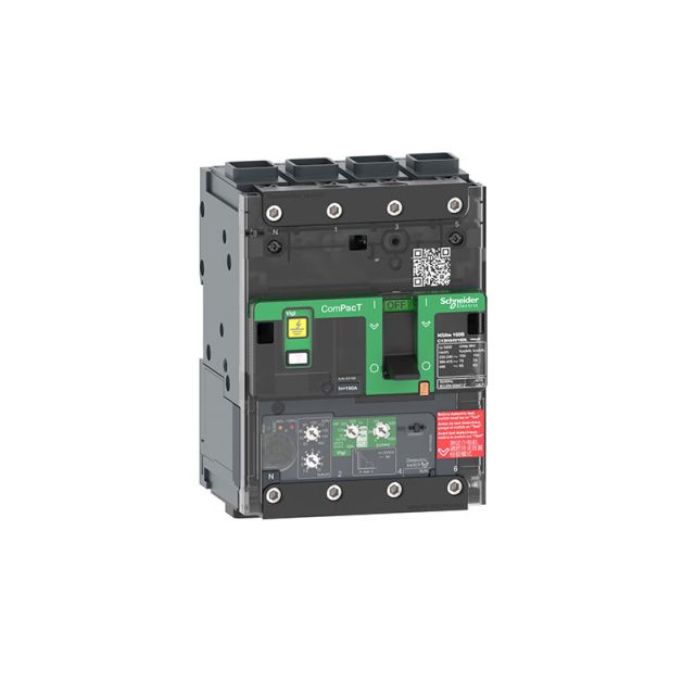 Αυτόματος Διακόπτης Ισχύος Comp.NSXm MicroLogic Vigi 4.1 100A 4P 25kA EVLK C11B44V100L
