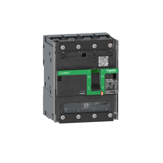 Αυτόματος Διακόπτης Ισχύος Comp.NSXm 100A 4P 25kA 415V για Σύνδεση Κως C11B4TM100B