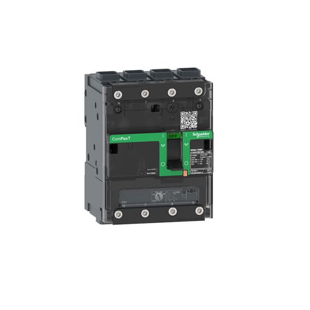 Circuit Breaker NSXm 63B 25kA 415V 4P3D TMD Trip Unit 40A EverLink Lugs C11B6TM040L