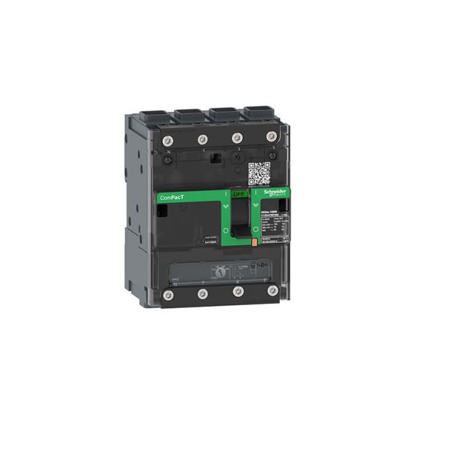 Circuit Breaker NSXm 63B 25kA 415V 4P3D TMD Trip Unit 63A EverLink lugs C11B6TM063L