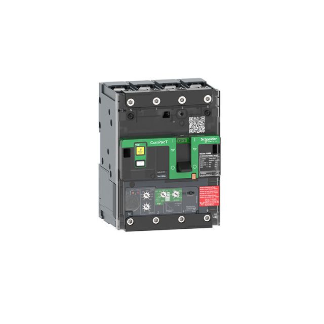 Αυτόματος Διακόπτης Ισχύος NSXm MicroLogic Vigi 4.1 100A 4P 16kA για Κως C11E44V100B