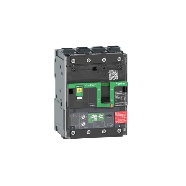 Αυτόματος Διακόπτης Ισχύος NSXm MicroLogic Vigi 4.1 100A 4P 16kA EVLK C11E44V100L