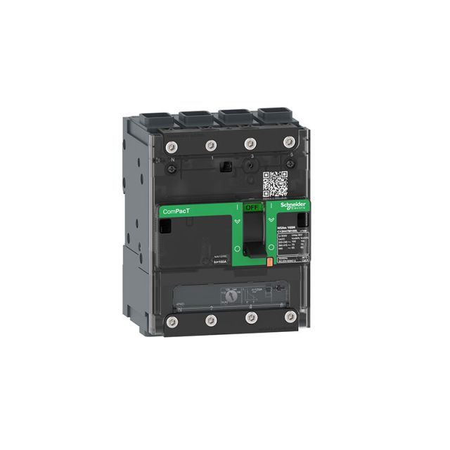 Circuit Breaker NSXm 63E 16kA 415V 4P4D TMD Trip Unit 50A EverLink Lugs C11E4TM050L