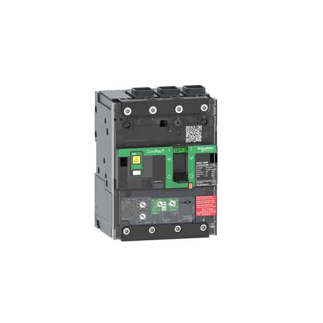 Circuit Breaker NSXm 63F 36kA 415V 3P MicroLogic 4.1 Trip Unit 25A EverLink Lugs C11F34V025L