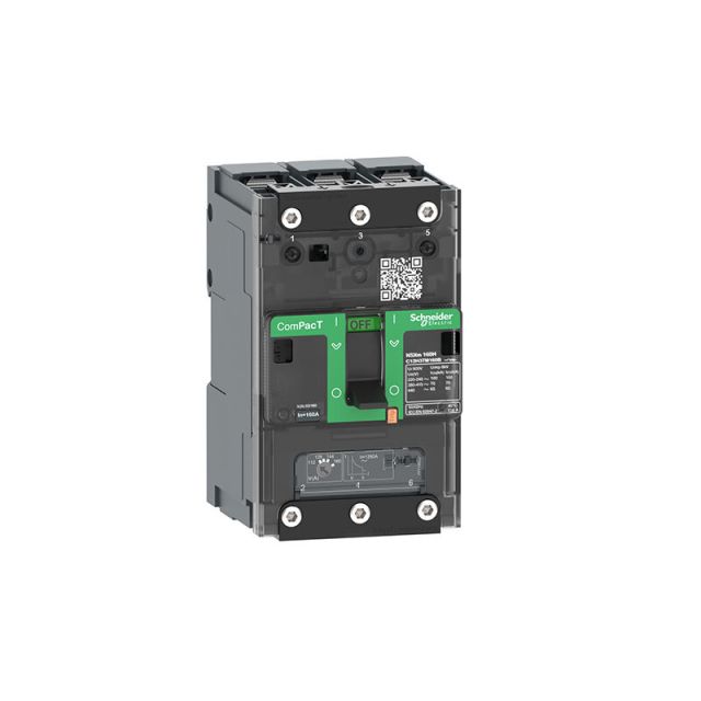 Circuit Breaker NSXm 63F 36kA 415V 3P TMD Trip Unit 25A Lugs/Busbars C11F3TM025B