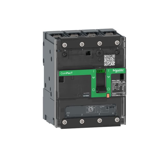 Circuit Breaker NSXm 63F 36kA 415V 4P4D TMD Trip Unit 50A Lugs/Busbars C11F4TM050B