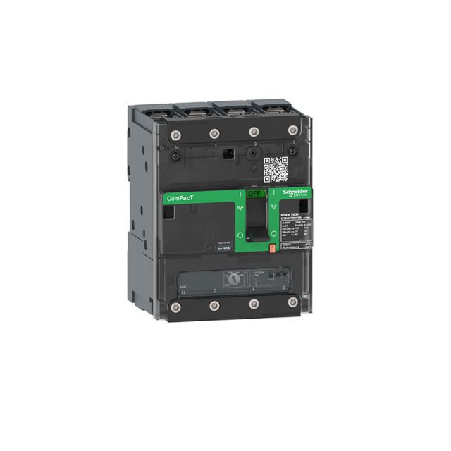 Circuit Breaker NSXm 63F 36kA 415V 4P3D TMD Trip Unit 63A Lugs/Busbars C11F6TM063B