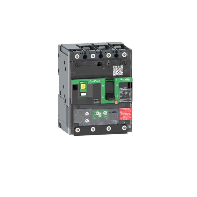 Circuit Breaker NSXm 63H 70kA 415V 3P MicroLogic 4.1 Trip Unit 50A Lugs/Busbars C11H34V050B