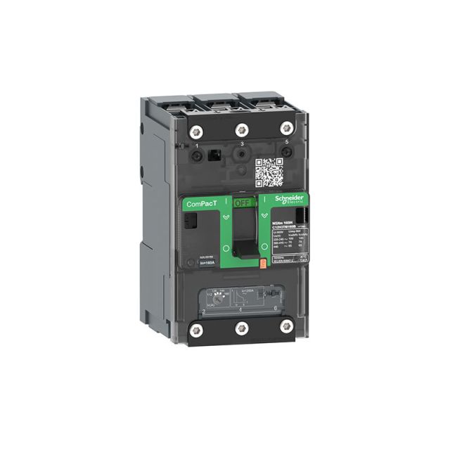 Circuit Breaker NSXm 63H 70kA 415V 3P TMD Trip Unit 16A Lugs/Busbars C11H3TM016B