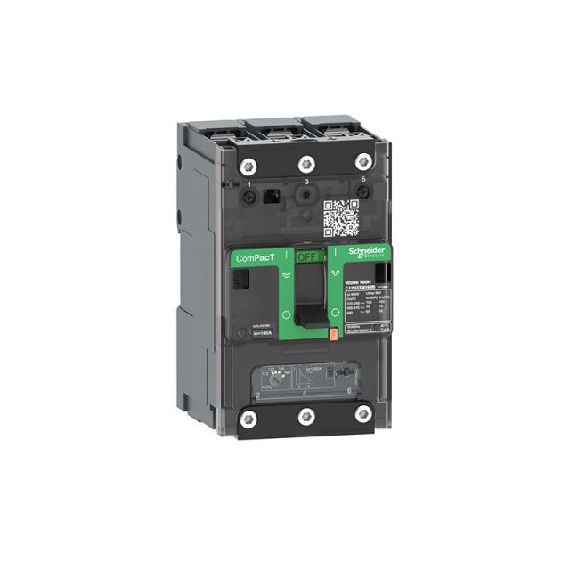 Circuit Breaker NSXm 63H 70kA 415V 3P TMD Trip Unit 50A Lugs/Busbars C11H3TM050B