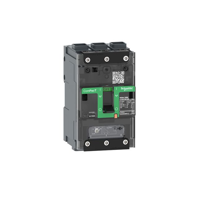 Circuit Breaker NSXm 63H 70kA 415V 3P TMD Trip Unit 50A EverLink Lugs C11H3TM050L