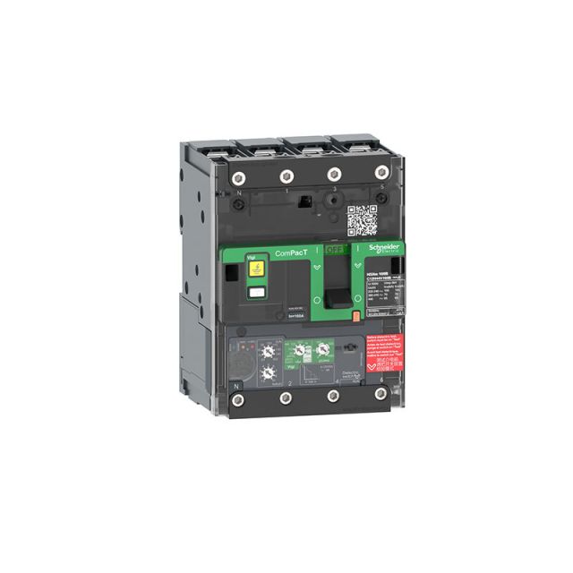 Αυτόματος Διακόπτης Ισχύος NSXm MicroLogic Vigi 4.1 100A 4P 70kA για Κως C11H44V100B