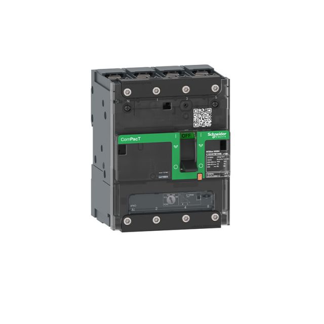 Circuit breaker NSXm 63H 70kA 415V 4P4D TMD Trip Unit 25A Lugs/Busbars C11H4TM025B