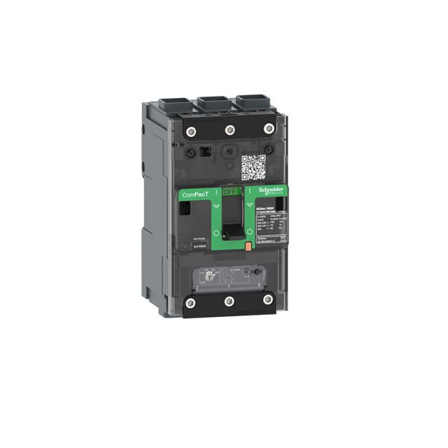 Circuit Breaker NSXm 160N 50kA 415VAC 3P TMD Trip Unit 100A EverLink Lugs C11N3TM100L