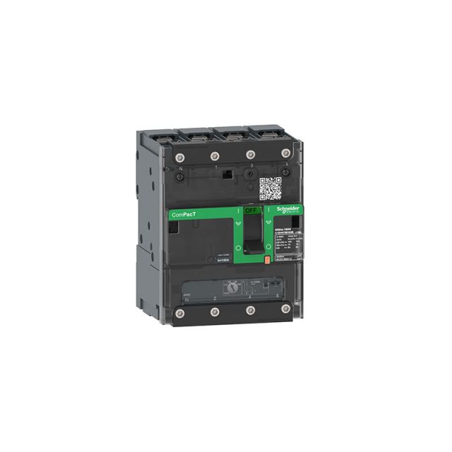 Circuit Breaker NSXm 63N 50kA 415VAC 4P4D TMD Trip Unit 63A Lugs Busbars C11N4TM063B