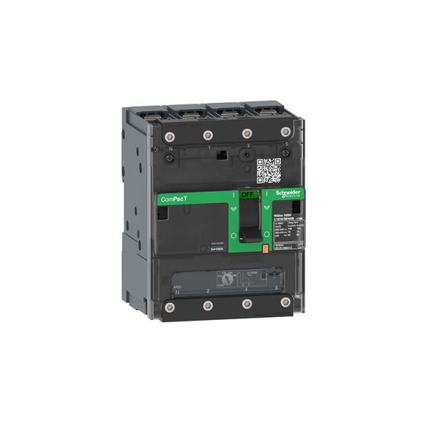 Circuit Breaker NSXm 63N 50kA 415VAC 4P3D TMD Trip Unit 40A Lugs Busbars C11N6TM040B