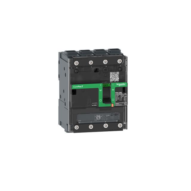 Circuit Breaker NSXm 63N 50kA 415VAC 4P3D TMD Trip Unit 63A EverLink Lugs C11N6TM063L