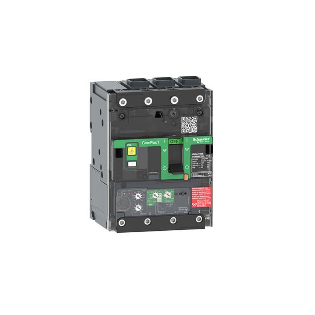 Circuit Breaker NSXm 160N 50kA 415VAC 3P MicroLogic 4.1 Trip Unit 160A EverLink Lugs C12N34V160L