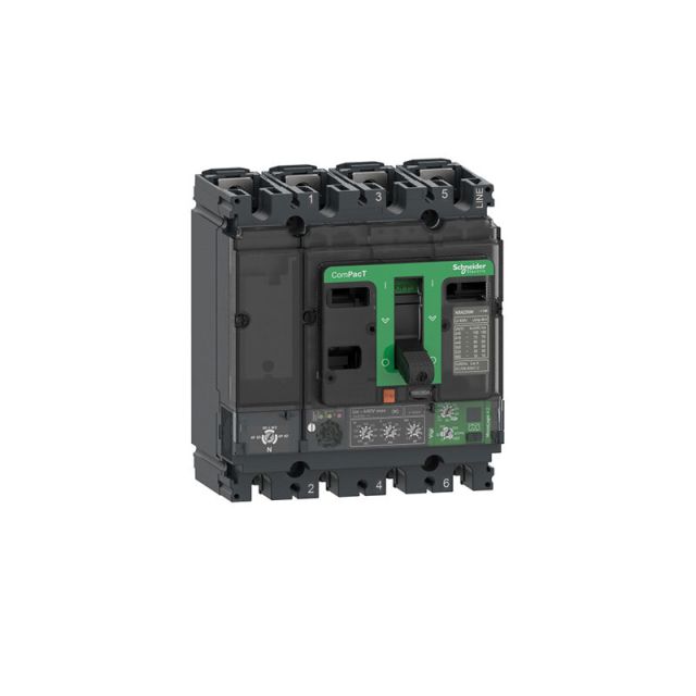 Circuit Breaker NSX250B 25kA 415VAC 4P MicroLogic Vigi 4.2 Trip Unit 160A C25B44V160