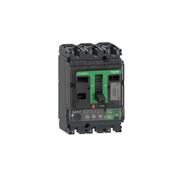 Circuit Breaker NSX250F 36kA 415VAC 3P MicroLogic Vigi 4.2 Trip Unit 160A C25F34V160