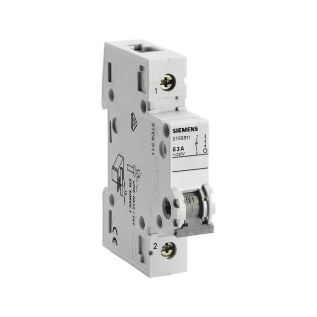 Rail Switch 63A Monopolar 5TE8511 70mm