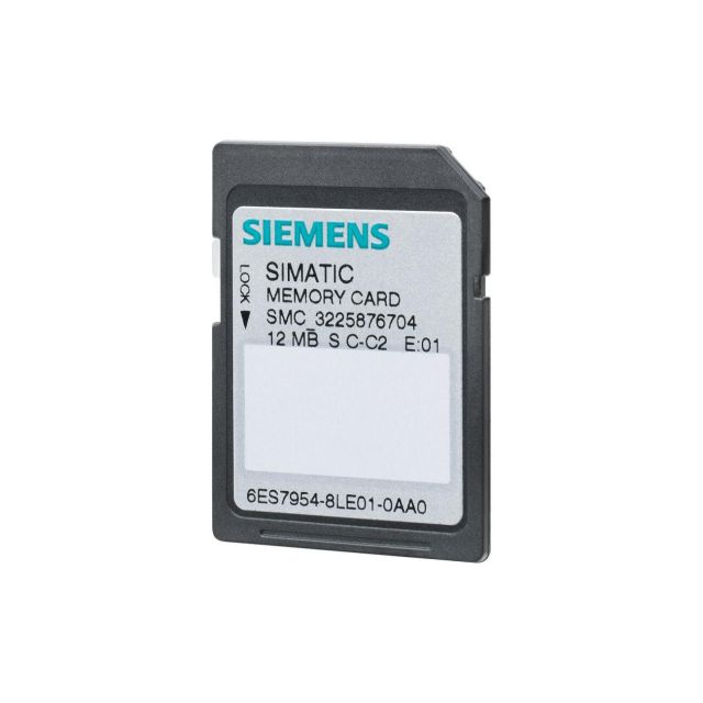 Memory Card,3,3V Flash 12Mb For S7-1X00 6Es7954-8Le02-0Aa0