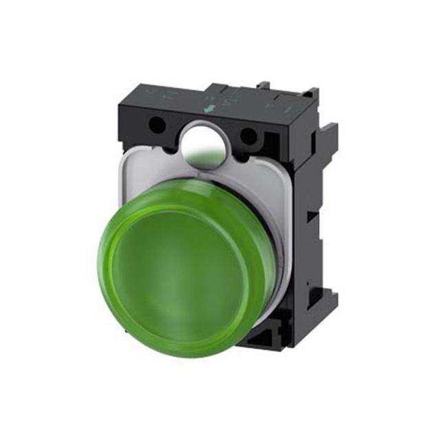 Indicator Light Green LED 230VAC 3SU1106-6AA40-1AA0