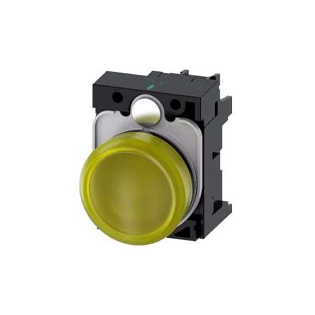 Indicator Light  Yellow LED 230VAC 3SU1106-6AA30-1AA0