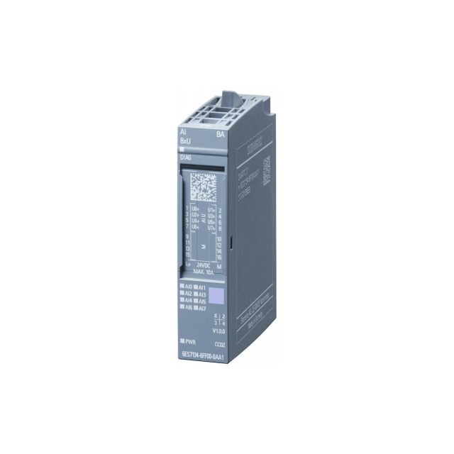 Module 8 Analog Inputs ΕΤ200SP SIMATIC 6ES7134-6FF00-0AA1