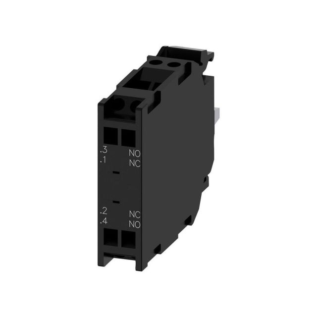 Contact Module With 2 Contact Elements, 1 No+1 Nc, Spring-Type Terminal, For Front Plate Mounting 3S