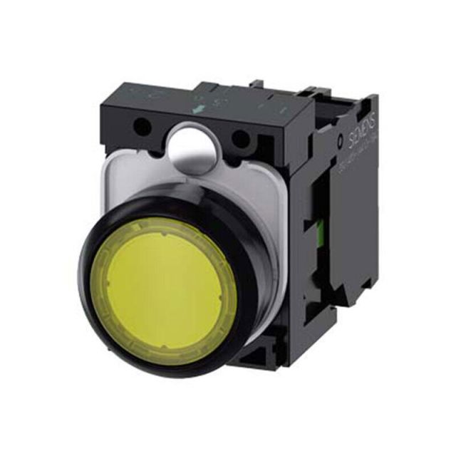 Illuminated Pushbutton LED with Return 24VAC/DC 1NO 3SU1102-0AB30-11BA0