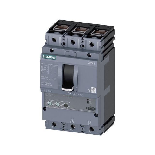 Διακόπτης Ισχύος 3P 160A 55kΑ 3VA2116-5HL36-0AA0