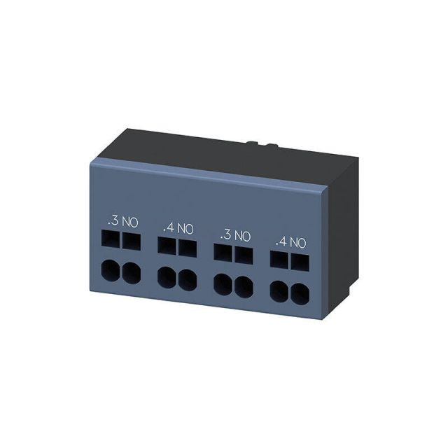 Sirius Auxiliary Switch 2NO Contacts Connection Control Circuit:Spring-Type Terminal 3RA6911-2A