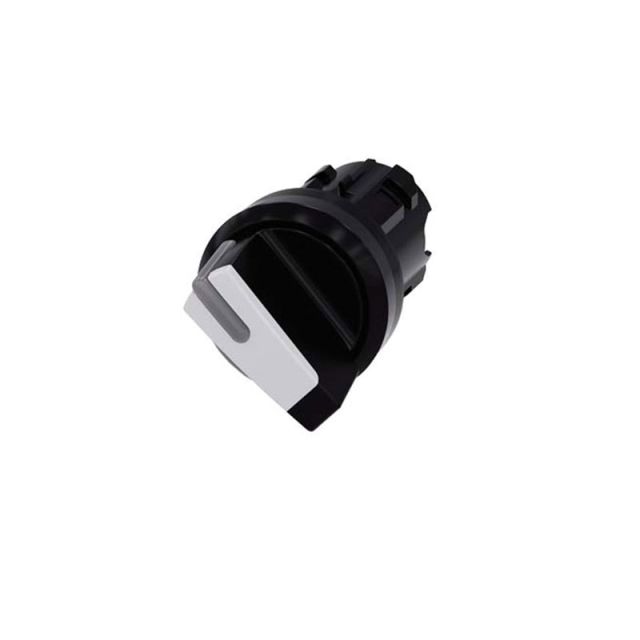 Διακόπτης Επιλογής Φωτιζόμενος 22mm 2 Θέσεων Λευκός 3SU1002-2BC60-0AA0